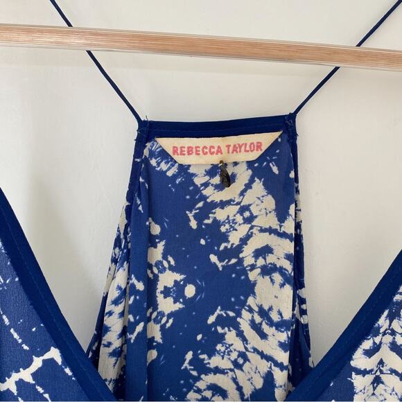 Rebecca Taylor Blue Batik Mini Dress - Picture 3 of 6